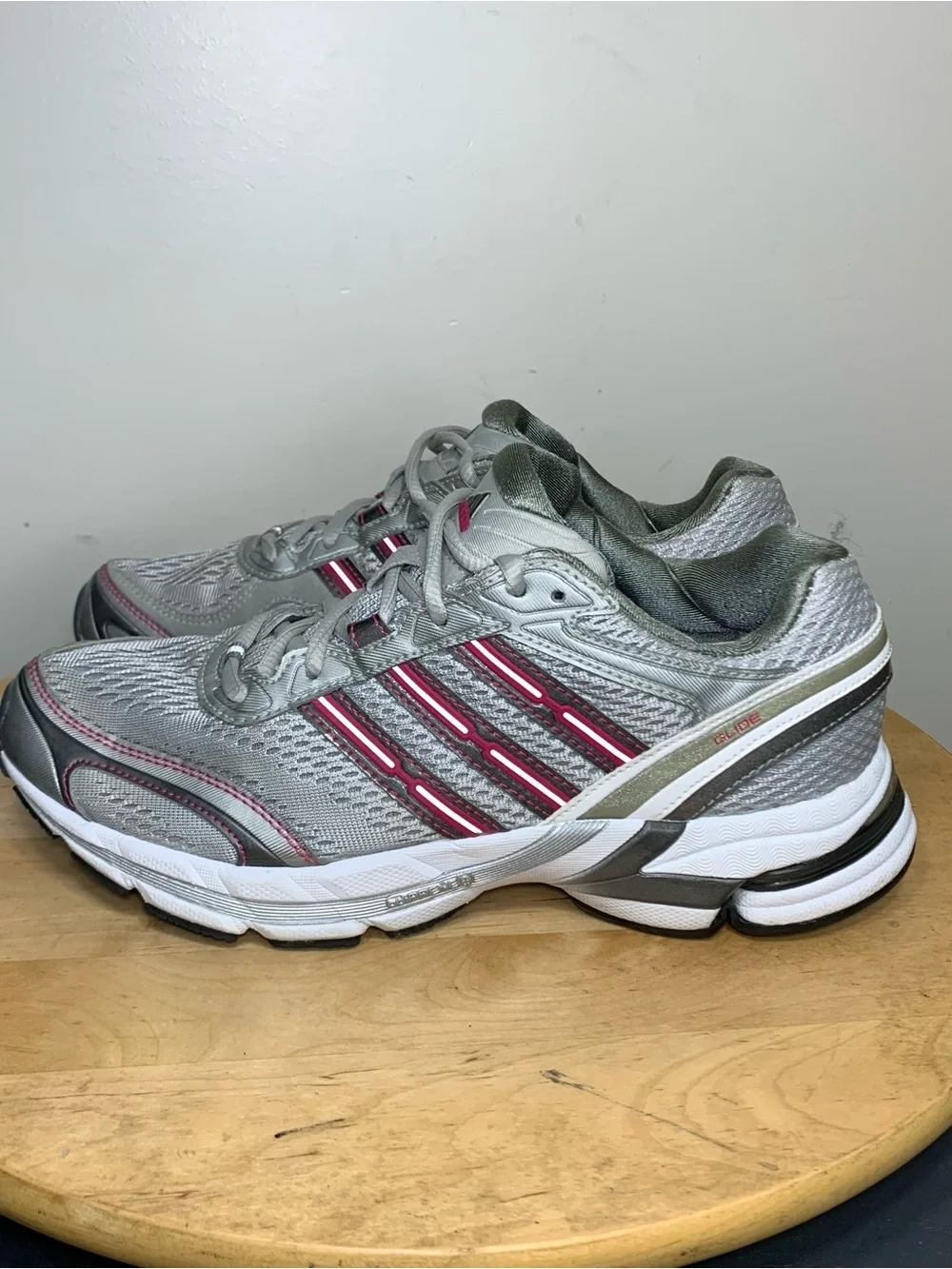adidas Supernova Running Shoes Gray Prink Adiprene Sz 7.5 Athletic Y2K - Picture 5 of 16